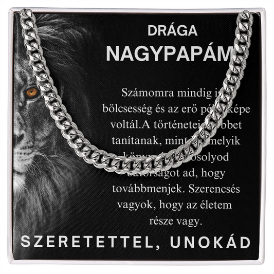Különleges ajándek a dear nagypapámnak