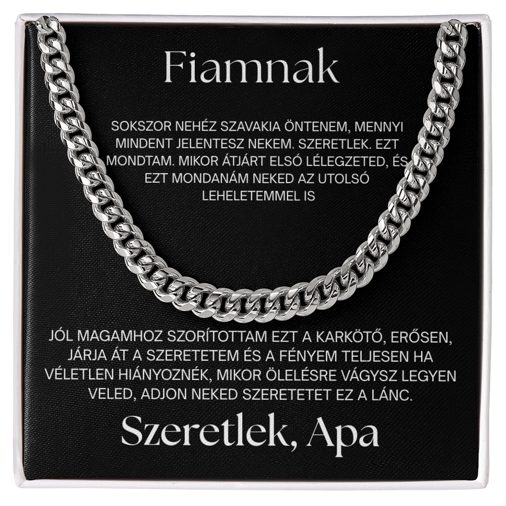 Különleges ajándék a szeretett fiamnak
