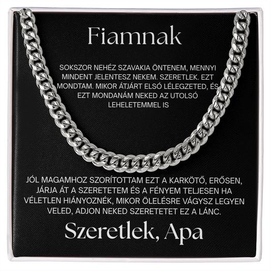 Különleges ajándék a szeretett fiamnak
