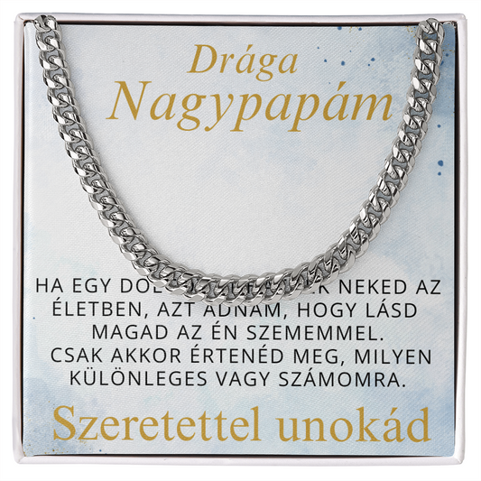 Különleges ajándek a dear nagypapámnak