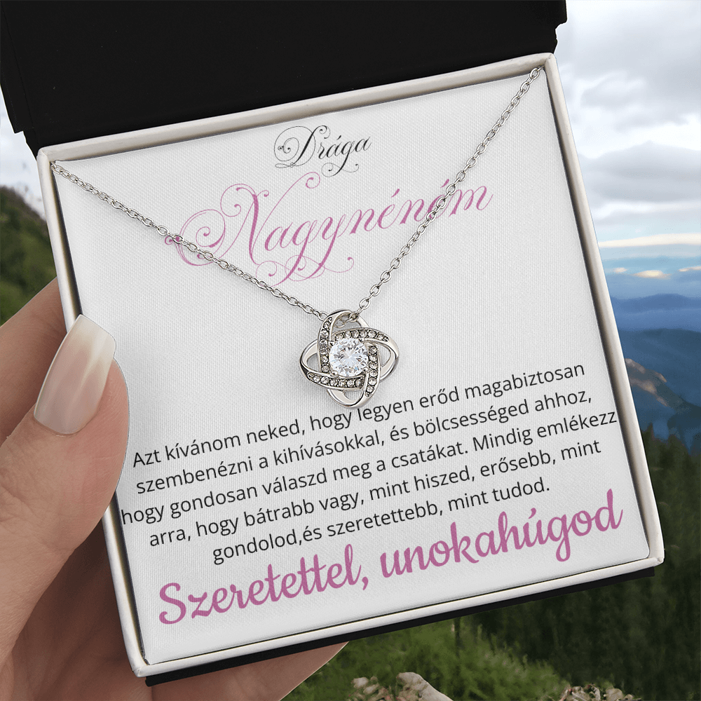 Különleges ajándék a drága nagynénémnek